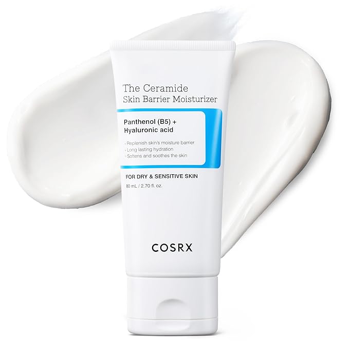 COSRX Ceramide Skin Barrier Moisturizer for Face with 7 Ceramides, Hyaluronic Acid & Panthenol for All Skin Types, 2.7 fl.oz, Korean Skin Care-GlimoraGlow