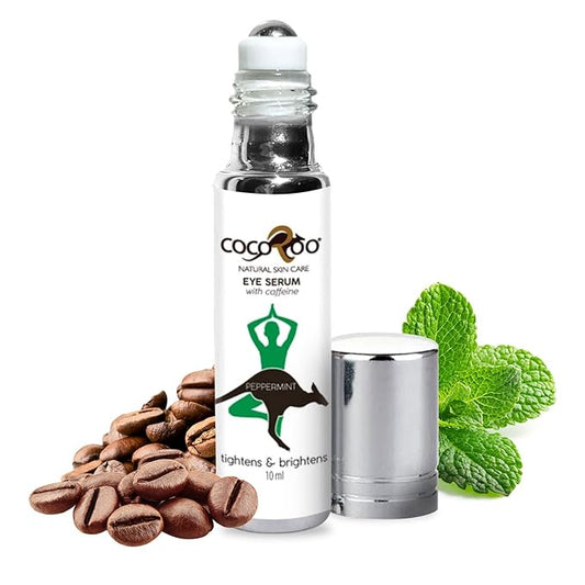 Caffeinated Eye Serum, Nutrient-Dense, 100% Pure, Natural & Vegan (Peppermint)-GlimoraGlow