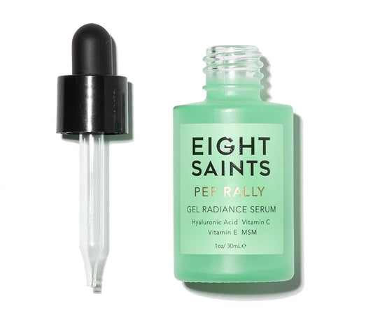 Eight Saints Skincare Pure Hyaluronic Acid Serum for Face Plumping, Natural and Organic Vitamin C Face Serum with Vitamin E for Fine Lines, Reduces Wrinkles, Firming, Hydrating, Anti-Aging, 1 Oz-GlimoraGlow
