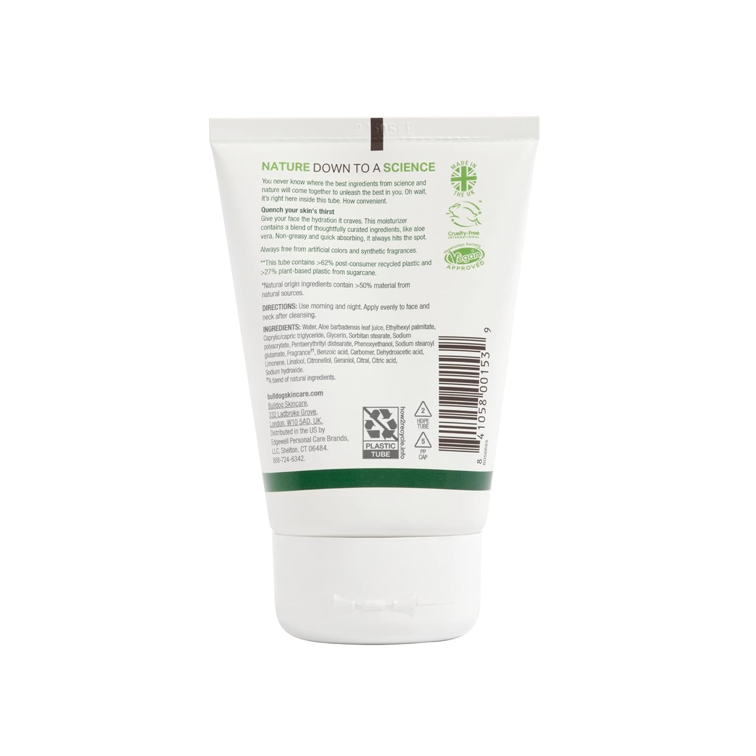 BULLDOG Mens Skincare and Grooming Face Moisturizer Original, 3.3 Fluid Ounce-GlimoraGlow