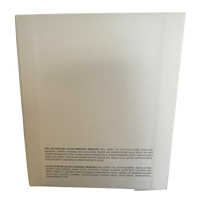 SHANI DARDEN SKIN CARE Triple Acid Peel, 2-Step Exfoliating Face Peel with Mandelic, Lactic & Glycolic Acids, Kaolin Clay Neutralizing Mask & Brush, Helps Improve Dark Spots & Skin Texture, 1.69 fl oz-GlimoraGlow