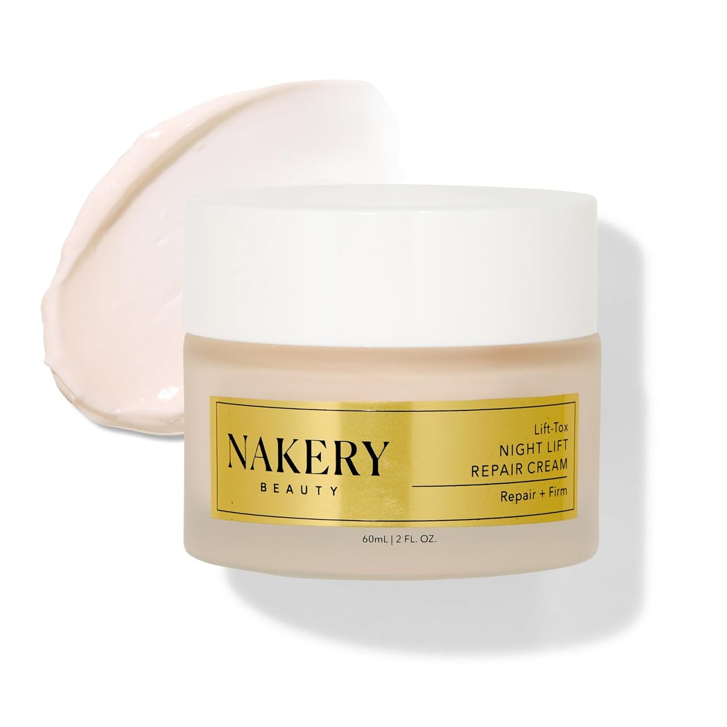 Nakery Lift-Tox Night Cream for Women - Overnight Anti Wrinkle Face Cream for Firmer & Smoother Complexion - Hydrating Night Cream for Women with Crepey Skin - Rich Night Face Cream for Mature Skin-GlimoraGlow