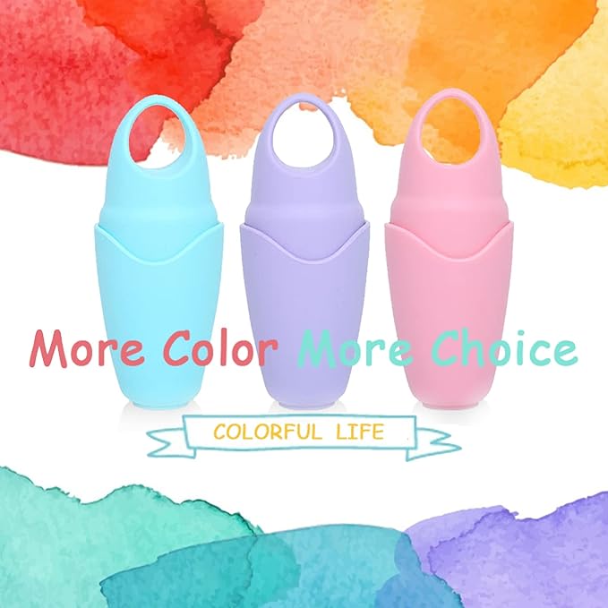 Ice Roller for Face and Eye, Ice face roller,Gua Sha Facial Tools, Facial ice roller, Skin Care Tools,Ice mold for face… (purple-eyes)-GlimoraGlow