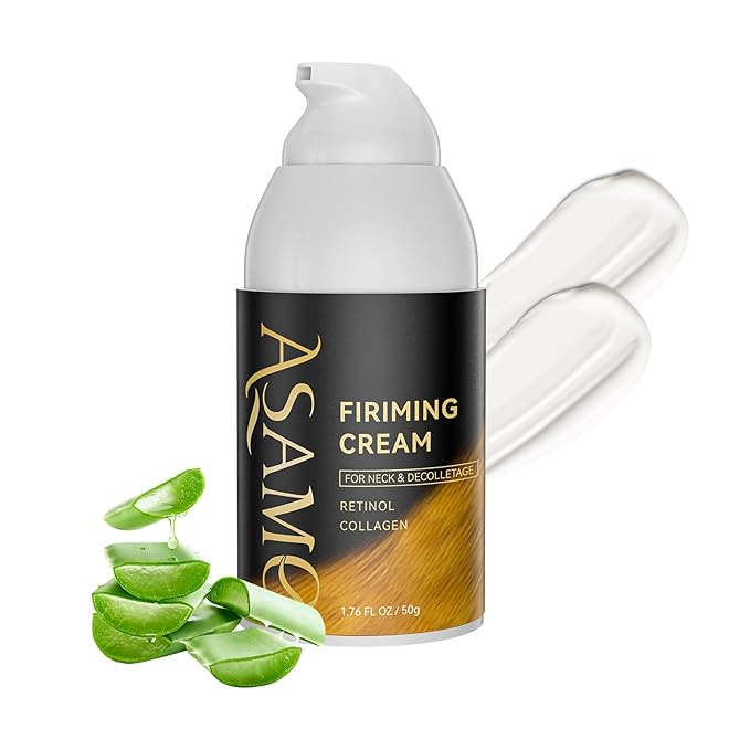 Firming Neck Cream for tightening and firming,Retinol,Collagen & Hyaluronic Acid Cream-Anti-Aging Face Moisturizer for Face,Wrinkle Smoother for Women & Men, 1.76 Fl Oz-GlimoraGlow