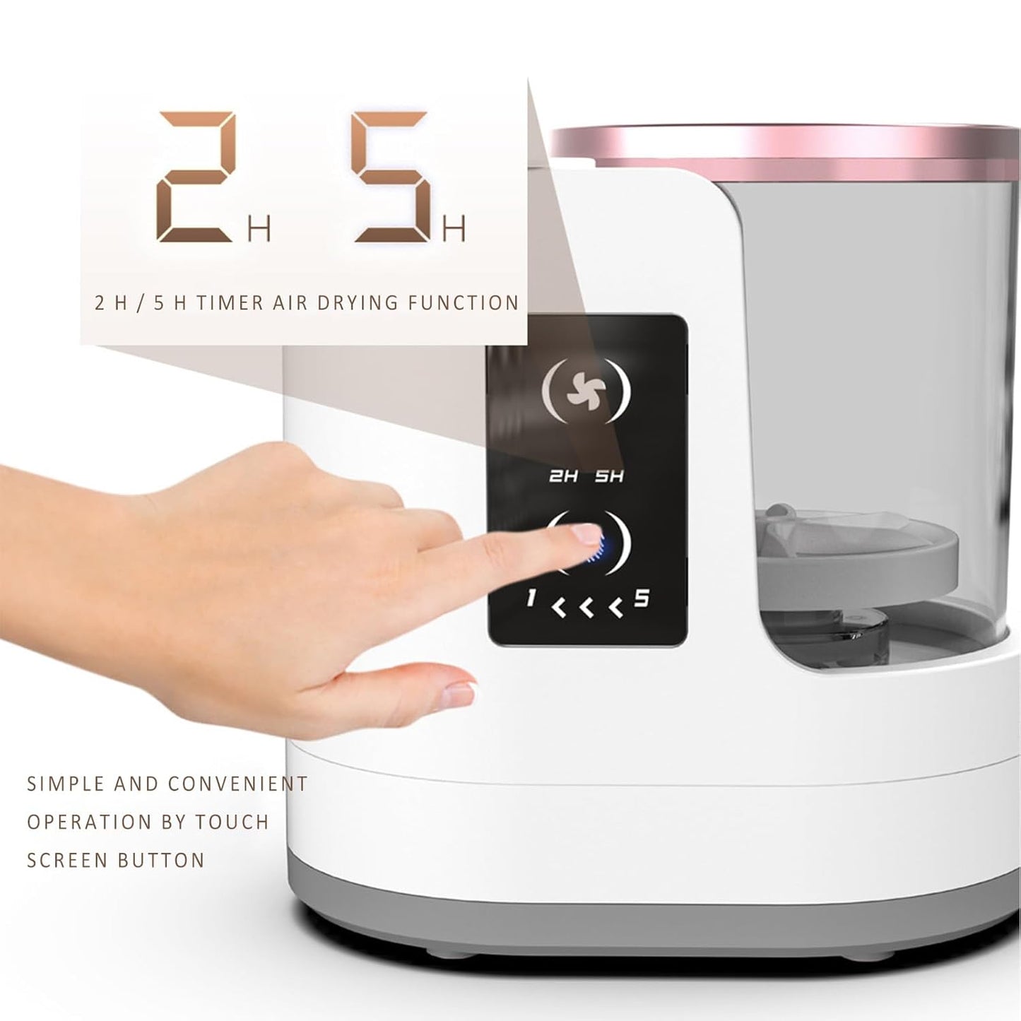 3 IN 1 Electric Makeup Brush Cleaner, Electric Cleaning and Quick Drying Makeup Brushes for Lazy Families, Automatic Makeup Brush Cleaning Tool with Drying Function for Makeup Brushes-GlimoraGlow