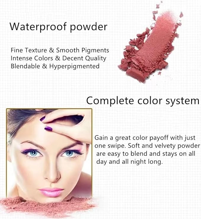 120 Colors Highly Pigmented Eye Makeup Palette,Spotlight Eyeshadow Palette Natural Colors Make Up Eye Shadows Long Lasting Waterproof Eye Shadow Cosmetics Gift Kit-GlimoraGlow