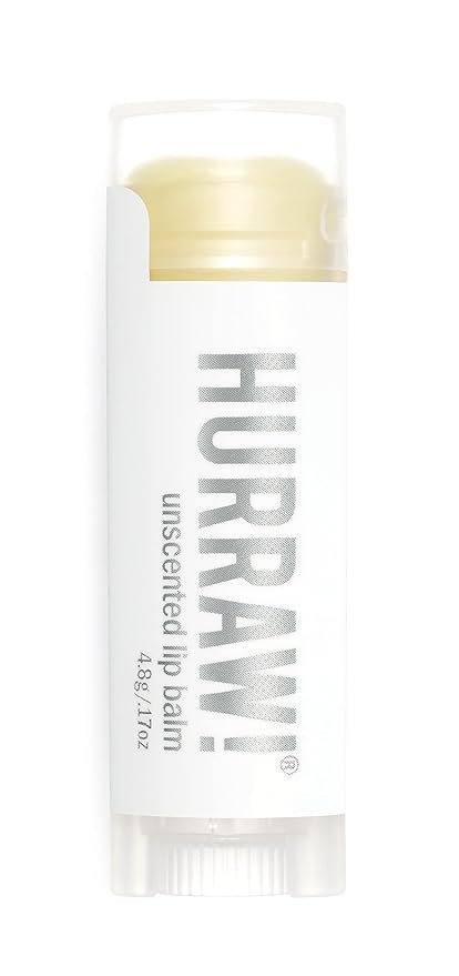 Hurraw! Unscented Lip Balm: Organic, Certified Vegan, Cruelty and Gluten Free. Non-GMO, 100% Natural Ingredients. Bee, Shea, Soy and Palm Free. Made in USA-GlimoraGlow