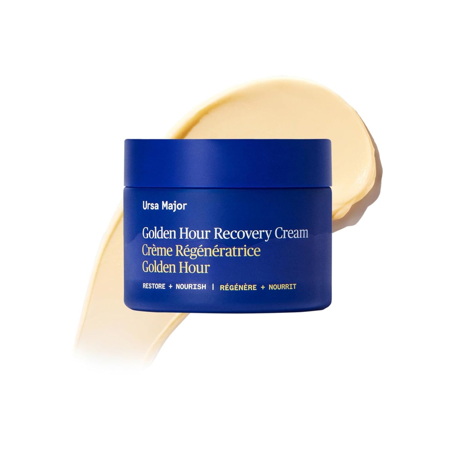 Ursa Major Golden Hour Face Moisturizer | Vegan Recovery Cream for Daily Facial Moisturizing | Repair & Hydrate | Natural Formula for All Skin Types | Cruelty Free & Non-Toxic 1.57 oz-GlimoraGlow