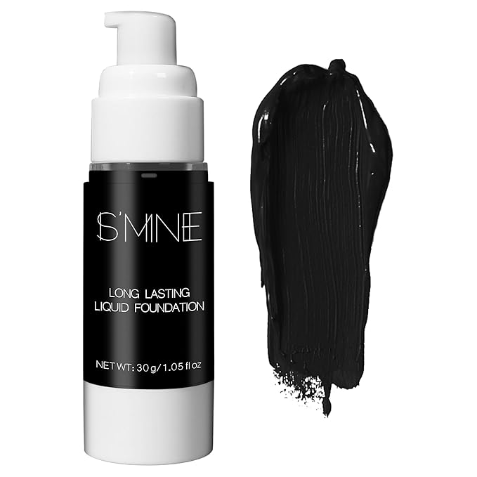 IS'MINE Black Liquid Foundation Makeup, Matte Flawless Finish Foundation, Vegan & Cruelty-Free (1.05 Fl Oz, 042)-GlimoraGlow