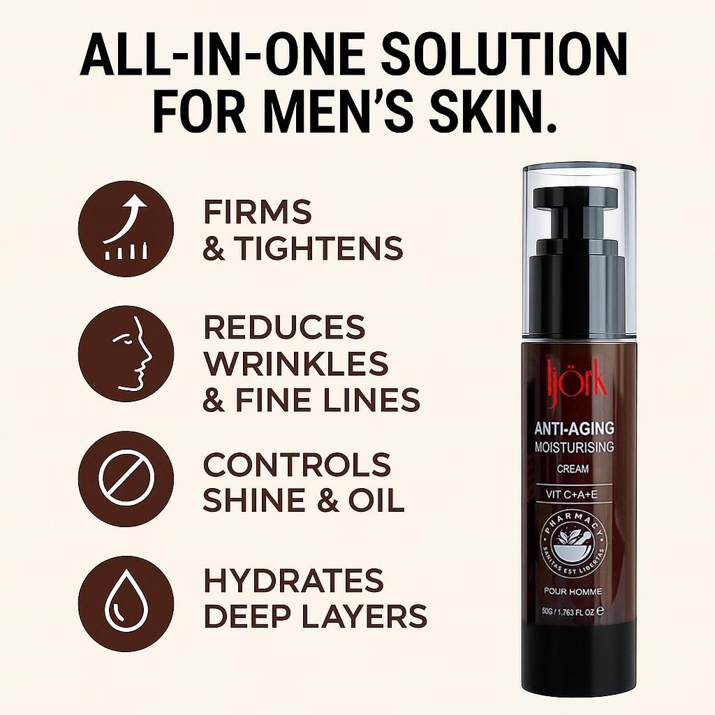 Men’s Anti-Aging Cream for Face and Neck | Male Anti Wrinkles Cream for Face and Neck-GlimoraGlow