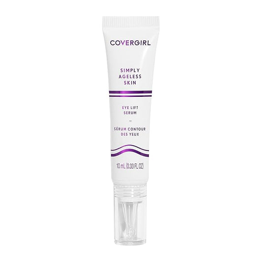 COVERGIRL Simply Ageless Skin Eye Lift Serum, Reduces Wrinkles, 1 Pack, 0.92 Oz ,Serum, Face Serum, Skin Tightening Serum, Anti-Wrinkle Serum, Tighter Skin, Instantly Youthful, Works Well With Makeup-GlimoraGlow