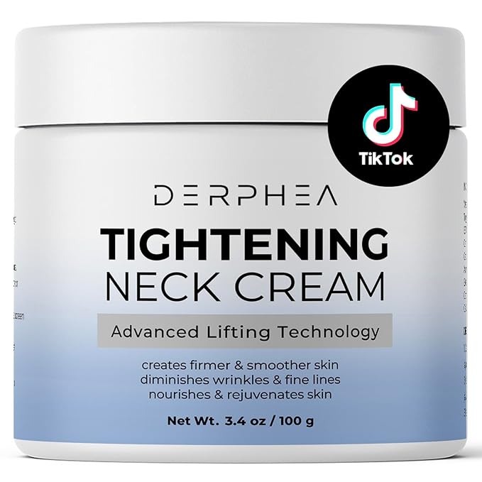 Neck Tightening Cream: Tighten and Lift Neck Cream For Tightening and Firming, Fine lines, Loose & Sagging On Face, Decollete & Other Skin Areas - 3.4 Oz-GlimoraGlow