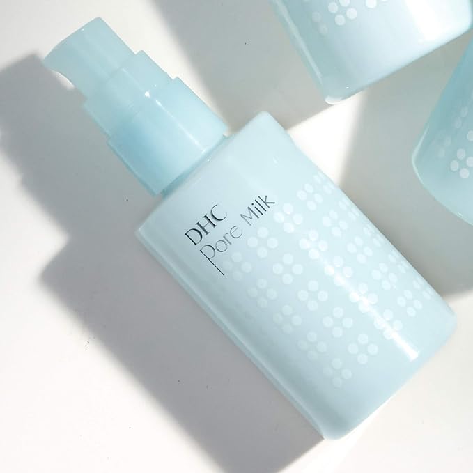 DHC Pore Milk, Pore Minimizing Daytime Moisturizer, Lightweight, Hydrating, Reduces Pores, Fragrance and Colorant Free, Ideal for oily and acne-prone skin, 2.7 fl. oz.-GlimoraGlow