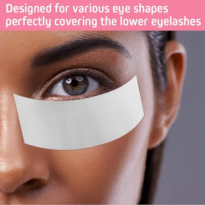 Foam Eye Pads for Eyelash Extensions - Akissos 125 PCS Pre Cut Medical Foam Tape Under Eye Pads Lash Extension Supplies Beauty Tools Lint Free Hypoallergenic No Latex Waterproof-GlimoraGlow