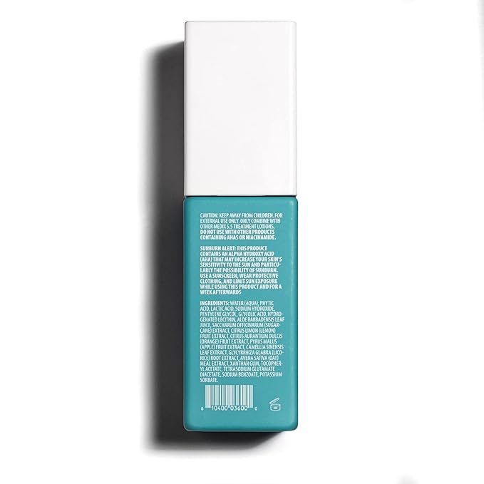 Medix 20% Glycolic Acid Booster + Exfoliating Body Wash Cleanser Skin Care 2PC Set | AHA Exfoliant Body Wash + Body Serum Both Refine + Soften Dead Dry Skin, Bumps, Wrinkles, & Fine Lines, Bundle-GlimoraGlow