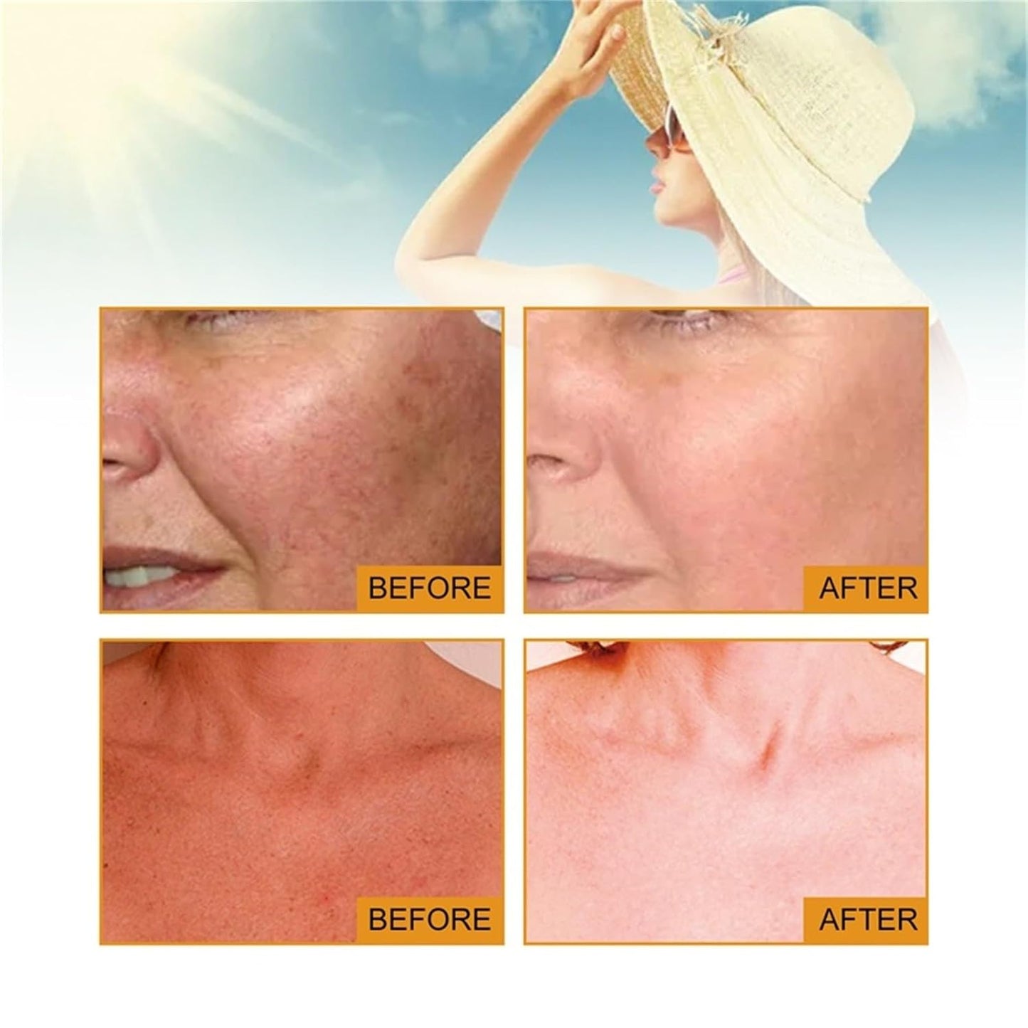 Tinted Sunscreen For Face SPF 50, Universal Protector Solar 50 Moisturizer, Hydrating Sun Essence Face Sunscreen, UV Defense, Travel Size, 1.7 Fl.OZ-GlimoraGlow