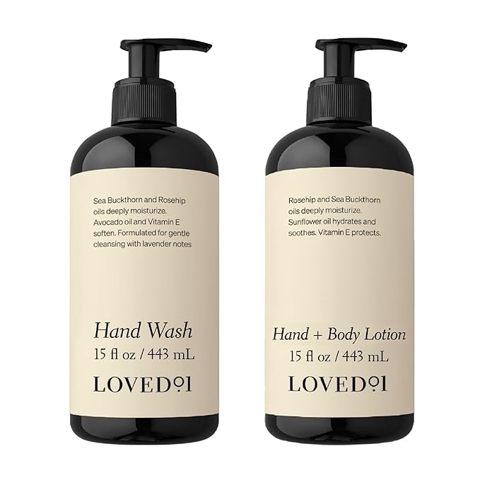 Hand Care Duo, Oprah's Favorite Things, Cleansing & Moisturizing Bundle (15 Oz Hand Wash & 15 Oz Hand & Body Lotion)-GlimoraGlow