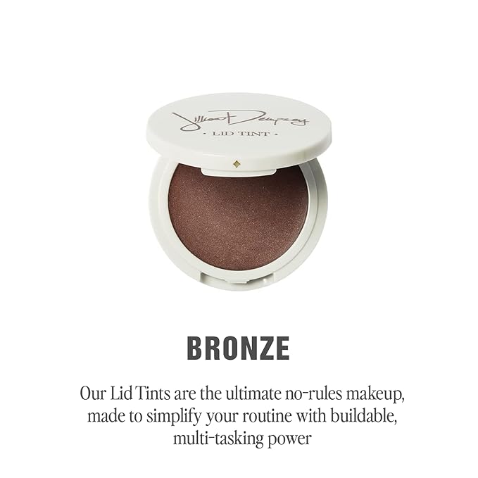 Jillian Dempsey Lid Tint: Satin Cream Eyeshadow I Easy Application for a Natural Shimmer or a Layered Matte Finish I Bronze-GlimoraGlow