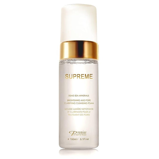 Premier Dead Sea Supreme Brightening & Pore Clarifying Cleansing Foam 5.1 Fl oz-GlimoraGlow