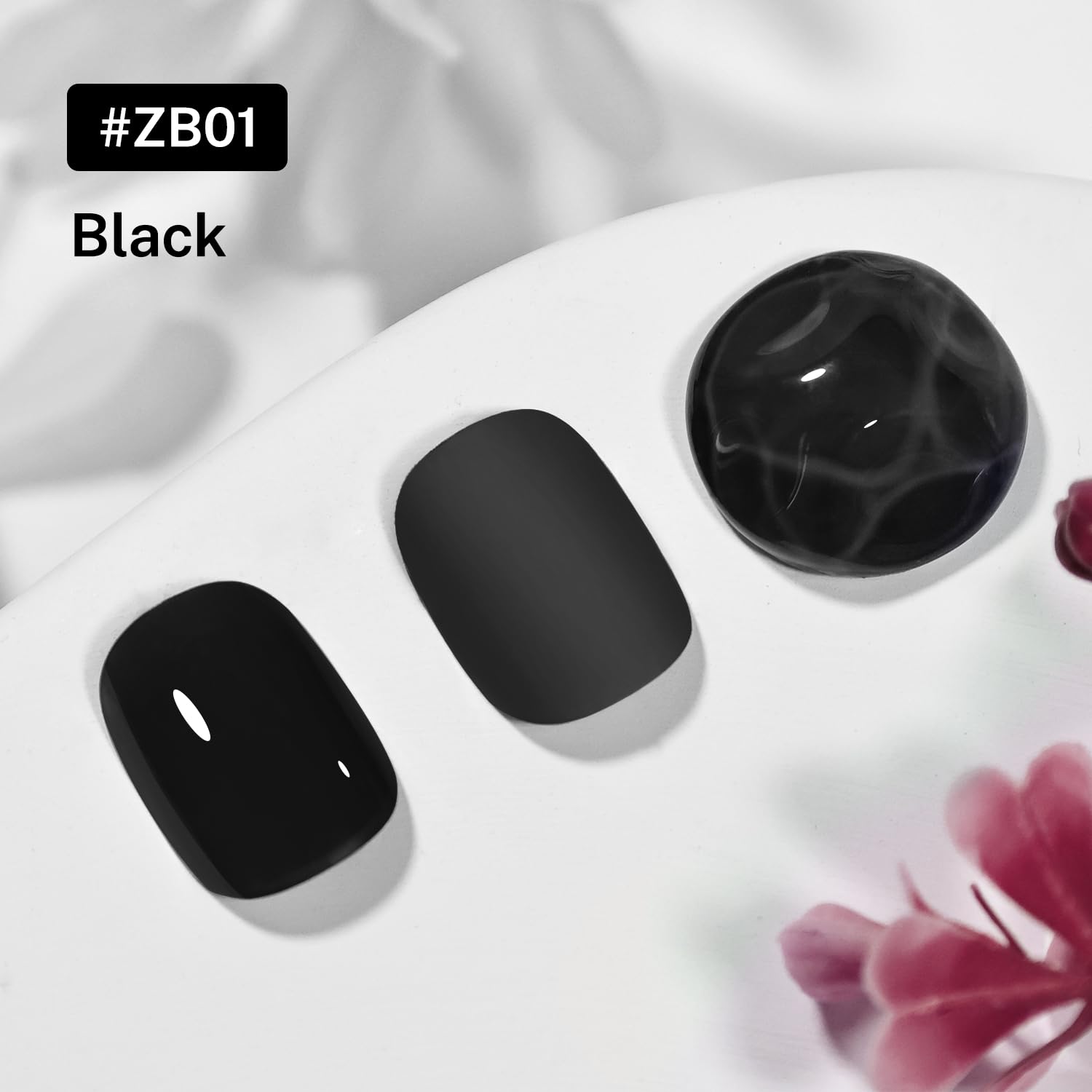 16.5ml Black Nail Polish Large Volume Quick Drying Nail Polish, Fast Drying and Long Lasting Color Nail Art DIY Home Manicure Gift for Women-GlimoraGlow