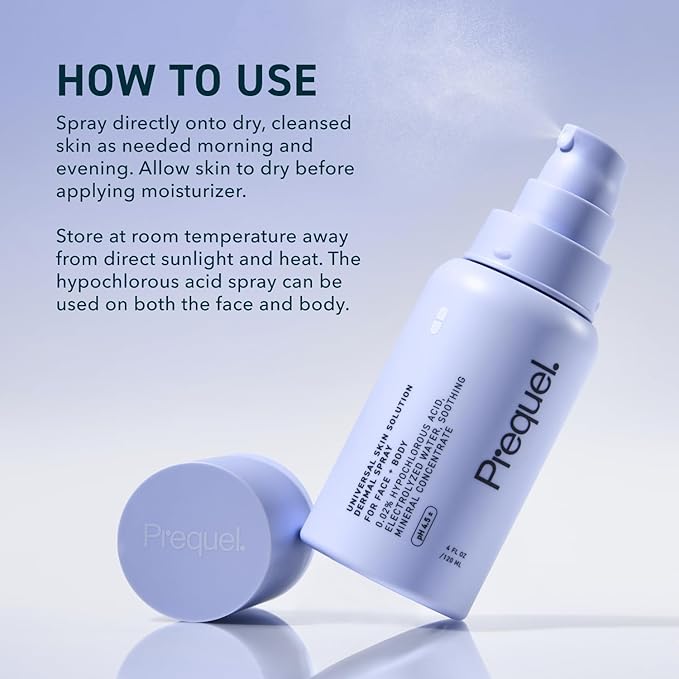 Skin Universal Skin Solution Hypochlorous Acid Spray for Face and Body. HOCL Facial Cleanser and Dermal Spray with Electrolyzed Water and Mineral Complex. pH-Stabilized Skin Care. 4oz-GlimoraGlow