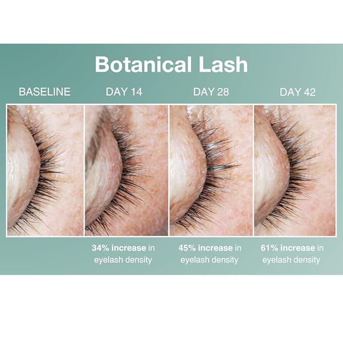 Contours Rx Botanical Lash & Brow Enhancing Serum – Organic, Drug-Free Growth Formula with Peptides & Botanicals – Strengthens, Hydrates & Nourishes – 5ml-GlimoraGlow