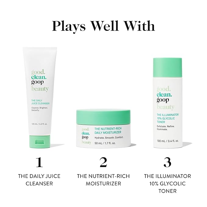 good.clean.goop beauty The Wide-Awake Eye Serum | Gel Serum to Reduce Fine Lines | Peptides, Astaxanthin & Reishi Mushroom Extract | Caffeine Eye Serum for Puffy Eyes & Dark Circles | Vegan | 0.5 oz-GlimoraGlow