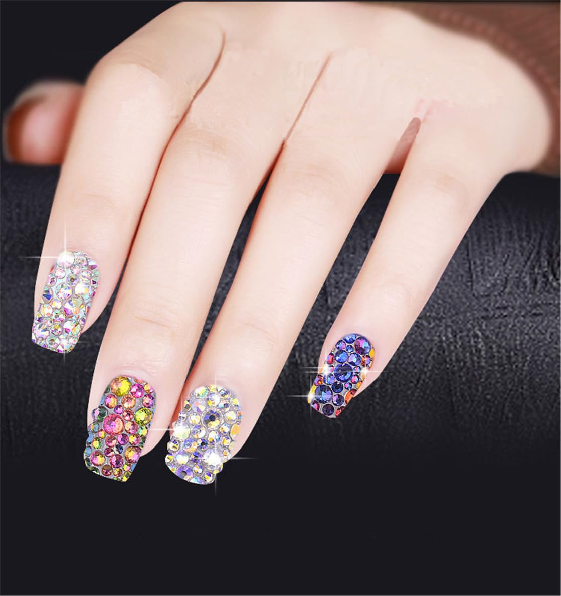 1500 Pieces SS16 4mm Flatback Rhinestones Clear Glass Round Gems Crystals for Nail Art DIY Crafts Clothes Shoes Bags （Citrine）-GlimoraGlow