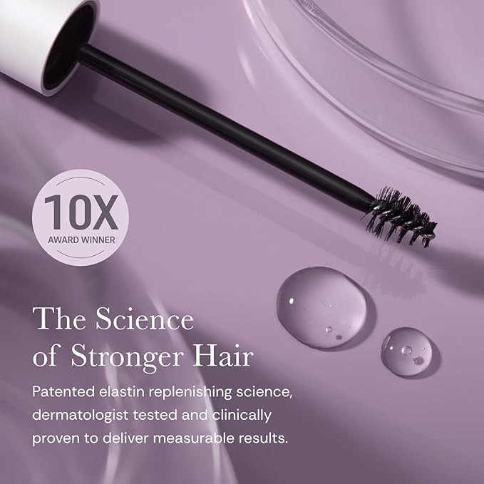 NULASTIN Eyebrow Serum for Thicker Looking Brows - BROW Shape Altering Serum - Reduce Shed & Encourage Fuller, More Youthful-Looking Brows - With Keratin & Peptides (0.1 Fl Oz)-GlimoraGlow