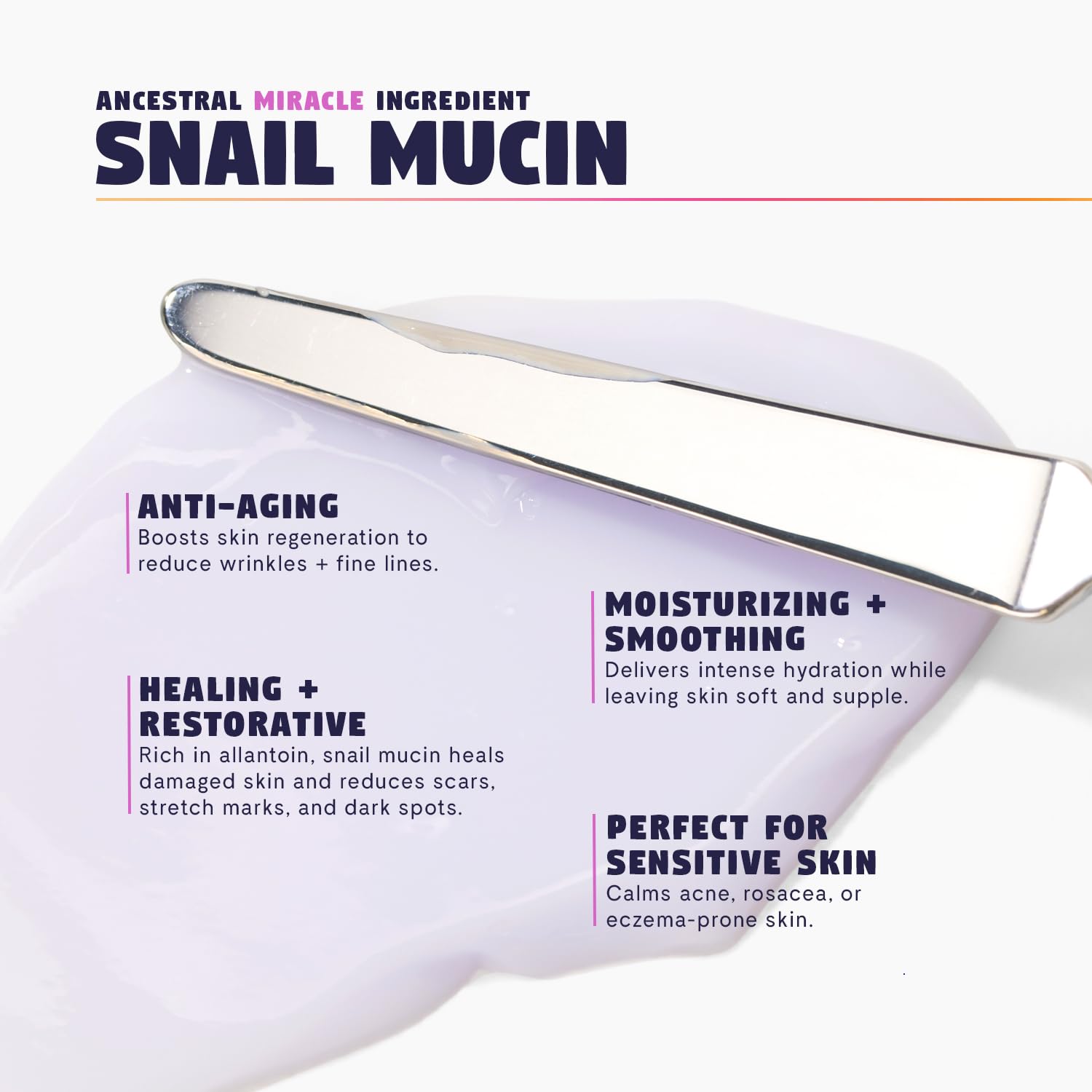 Moon Milk Snail Mucin Moisturizer Gel Cream 3.52 Oz - Blue Light Skin Defense - Korean Snail Mucin Serum Cream that Replenishes Moisture & Leaves Skin Brighter, Plumper, Soothed & Smooth - 2 Pack-GlimoraGlow