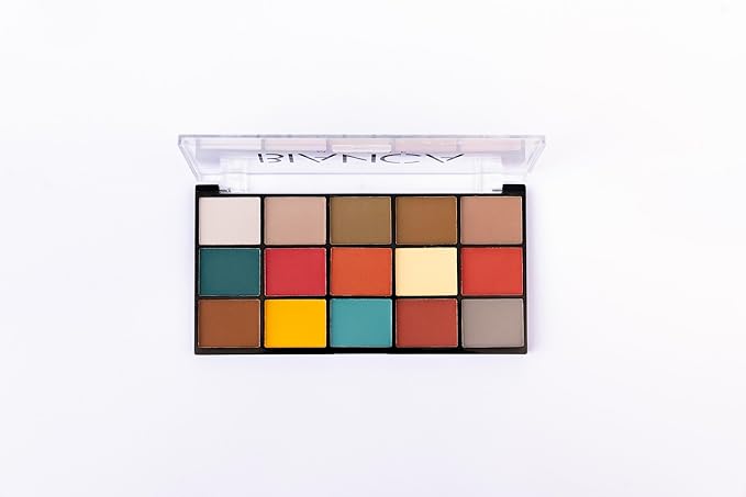 15 Colors Eyeshadow Palette | Versatile Range for Unlimited Eye Looks. (Vintage)-GlimoraGlow