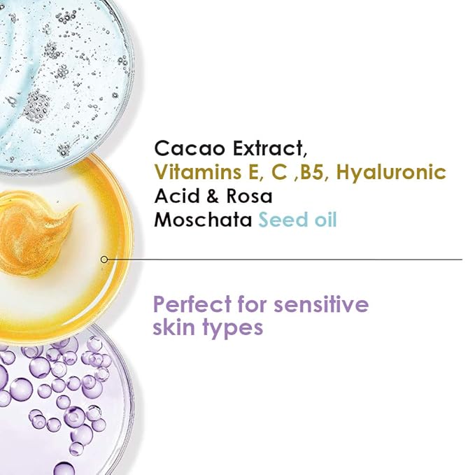 "La pO Paris Cacao Enriched All-In-One Eye Contour - Ultimate Dark Circle and Puffiness Defense with Firming Power."-GlimoraGlow