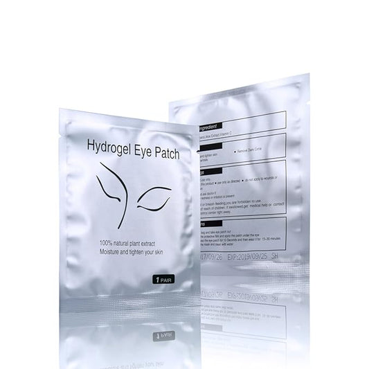 100 Pairs Set,Under Eye Pads,Comfy and Cool Under Eye Patches Gel Pad for Eyelash Extensions Eye Mask Beauty Tool-GlimoraGlow