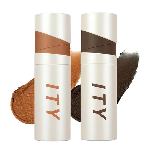 ITY Velvet Matte Finish Lip Stain-Mousse Textured Lip Clay, Red Shade, Conceals Lip Lines, Rich Pigment Lip Tint Lipsticks,0.14 oz (4g) in Truffle, Ginger.-GlimoraGlow