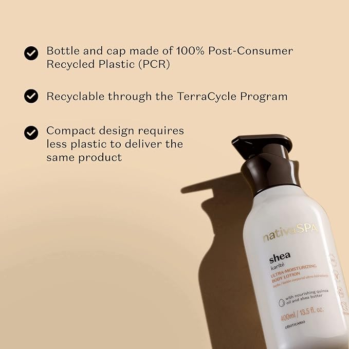 Nativa SPA Shea Moisturizing Body Lotion, Fragranced Skin Moisturizer with Purified Quinoa Drops, 13.5 Ounce-GlimoraGlow