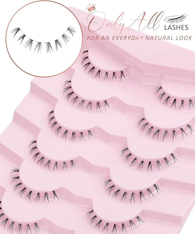 Bottom Lashes Bottom Eyelashes False Lower Lashes Fake Bottom Eyelashes 7 Pairs Bottom-3-GlimoraGlow