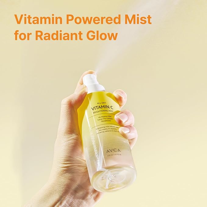 AVCA Vitamin C Face Mist – Hydrating & Brightening Spray for Glowing Skin (5.07oz)-GlimoraGlow