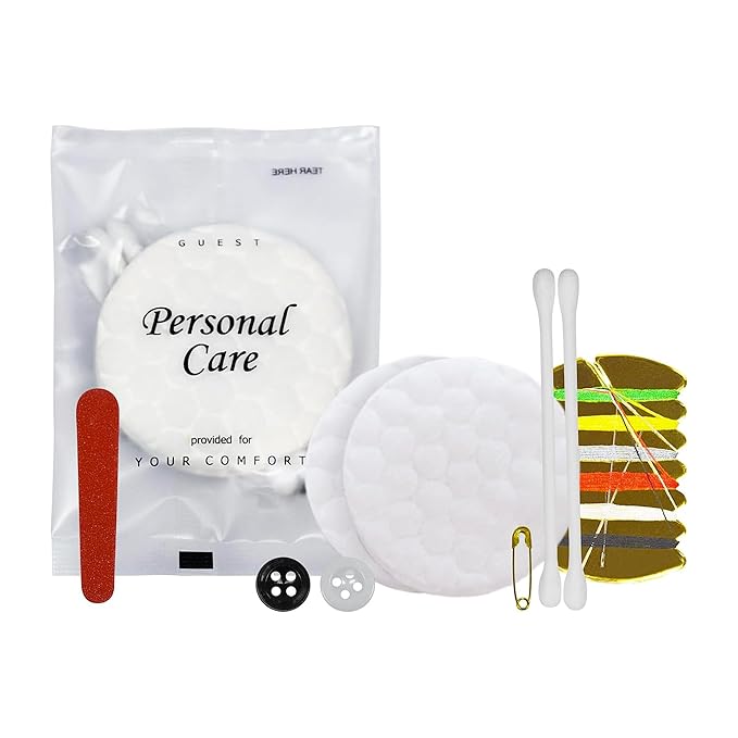 1-Shoppe All-in-Kit | Personal Care Kit Frosted Sachet Wrap | Hotels and Vacation Rentals | (Case of 50)-GlimoraGlow