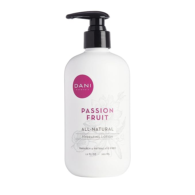 Naturals Hand & Body Lotion - Juicy Passion Fruit Scented, Deep Hydration for Dry & Dull Skin with Shea Butter, Aloe Vera & Vitamin E, Vegan, Paraben-Free, 12 Oz-GlimoraGlow