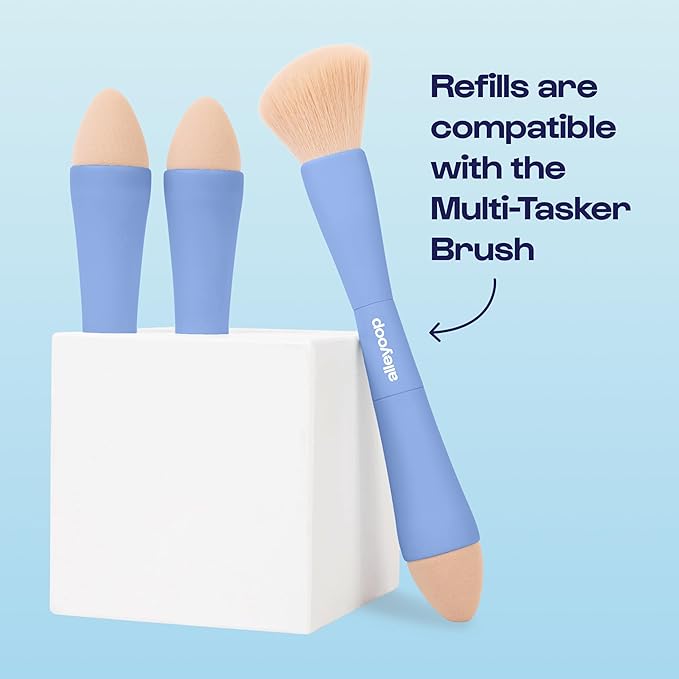 Alleyoop Multi-Tasker 4-in-1 Makeup Brush - All-in-One Multi-Tasking Blending Sponge Refill 2-Pack-GlimoraGlow
