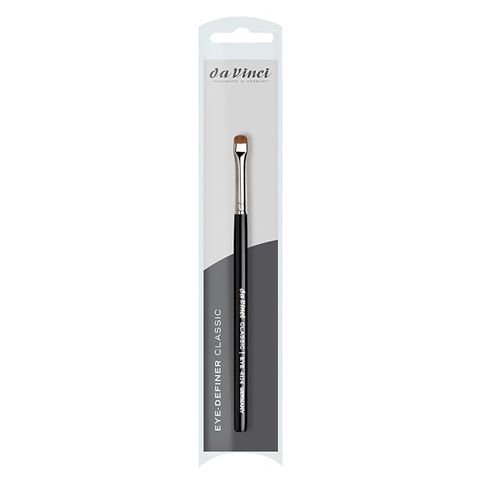 da Vinci Cosmetics Series 4114 Classic Eyeliner Brush, Detail Definer Russian Red Sable, 0.388 Ounce-GlimoraGlow