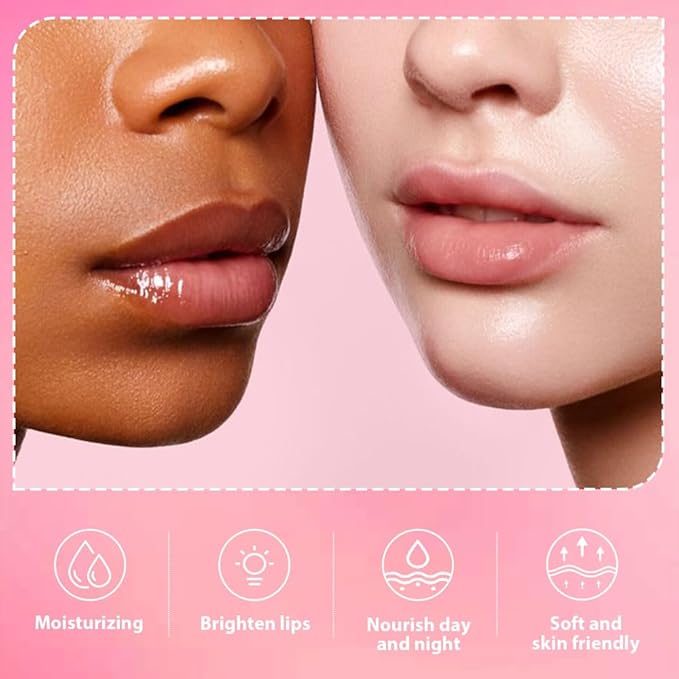 Hydrating Lip Gloss Oil - Nourishing Tinted Lip Oil for High-Shine Finish, Long-Lasting, Non-Sticky, Cruelty-Free Lip Plumper, Perfect with Lipstick & Peel-Off Lip Gloss-GlimoraGlow