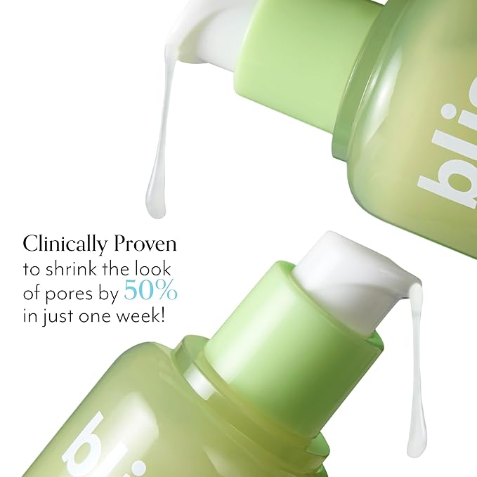 Bliss Niacinamide + Pore Vanish Complex Disappearing Act Serum – With Vitamin B3 + Green Tea - Reduces Pores & Dark Spots - Achieve Glass Skin - Clean, Cruelty-Free - 1 Fl Oz-GlimoraGlow
