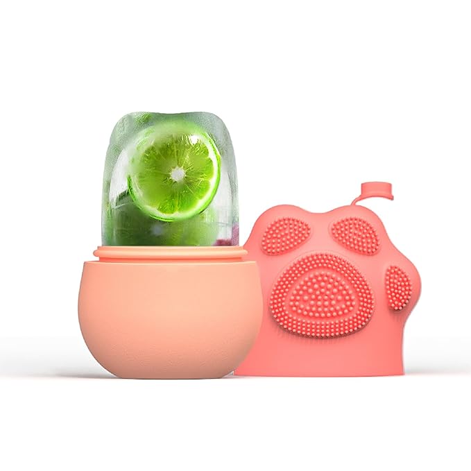 Ice Face Roller, Joyeee Silicone Ice Roller For Face and Eyes Puffiness Relief Reusable Face Ice Cubes Migraine Pain Relief Facial Ice Mold Skincare Tools Gifts for Women Beauty-GlimoraGlow