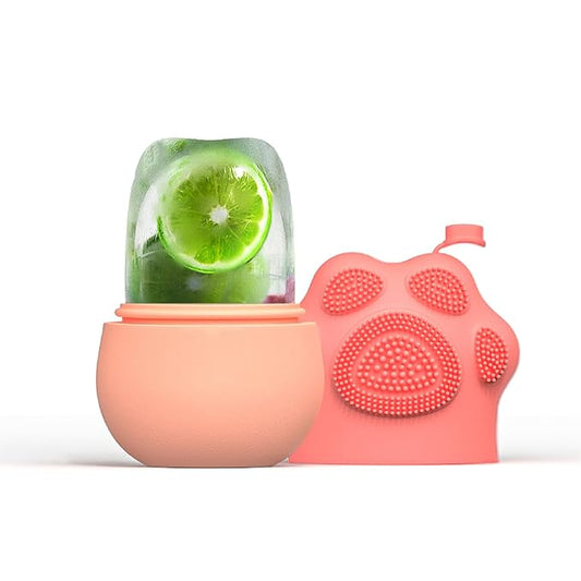 Ice Face Roller, Joyeee Silicone Ice Roller For Face and Eyes Puffiness Relief Reusable Face Ice Cubes Migraine Pain Relief Facial Ice Mold Skincare Tools Gifts for Women Beauty-GlimoraGlow