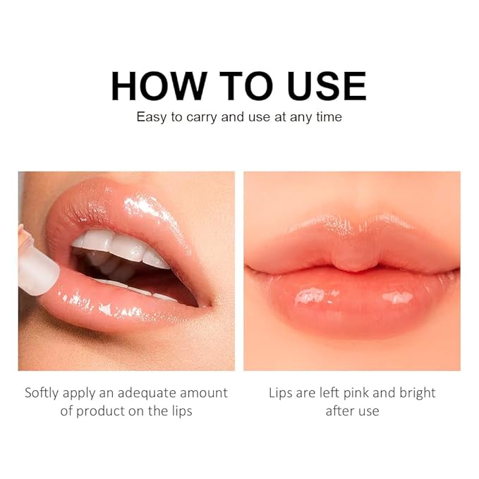 Hydrating Lip Butter Balm for a Glossy Finish and Lip Glow - Lip Glowy Balm with Summer-worthy Fragrance | Vegan Lip Care (#3-Grapefruit)-GlimoraGlow