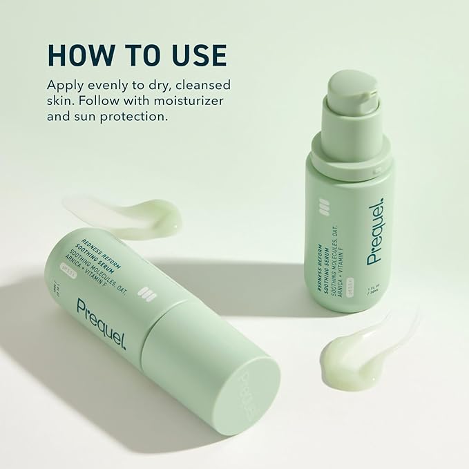 Skin Redness Reform, Calming Serum for Face. Advanced Clinical Optical Corrector for Redness and Discomfort. Soothing Face Serum with Oat Extract for Sensitive Skin. 1oz Pump-GlimoraGlow