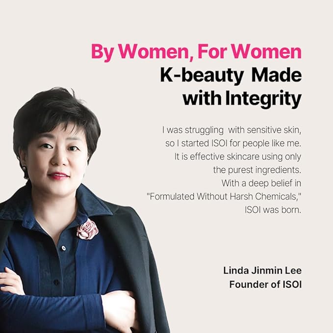 ISOI Blemish Care Up Serum for Face, Vegan Hydrating Serum for Smooth & Glass Skin Effect, Skin Barrier & Moisture Balance for Women, Korean Skin Care (0.85 fl. oz, 25ml)-GlimoraGlow