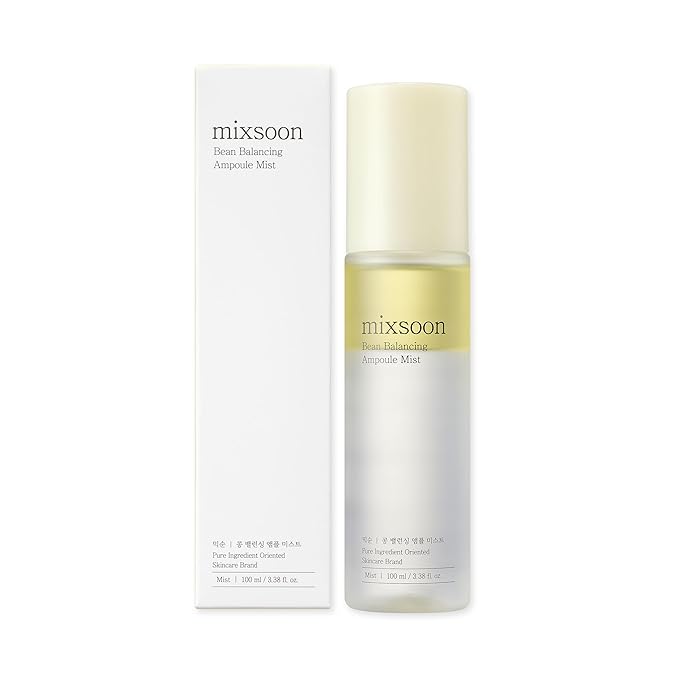 mixsoon Bean Balancing Ampoule Mist Skin moisturizer and Oil balance For Hydrated Radiance Korean Glass Skin Care 3.38 fl. oz. / 100ml-GlimoraGlow