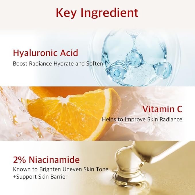 Vitamin Body Lotion-Vanilla Woods Scent, Glow Skin, Korean Body Lotion, 24-Hour Moisture Skin Care, Niacinamide, Vitamin C, Vegan, for Women & Men 10.14 Fl Oz-GlimoraGlow